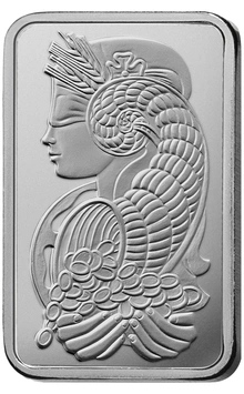 1oz Palladium Bar PAMP Lady Fortuna