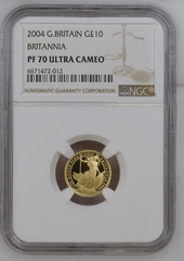 2004 Proof 1/10oz Gold Britannia Coin NGC PF70