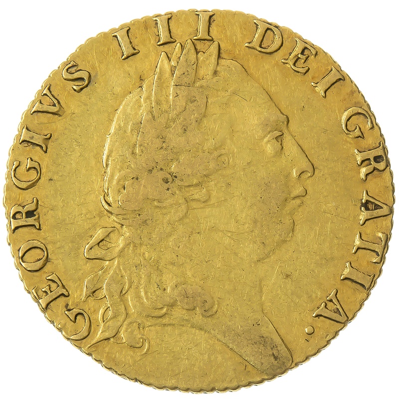 1791 Gold Guinea Coin George III