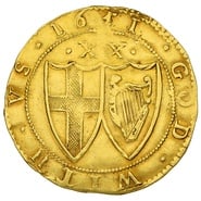 1651 Gold Unite Coin Commonwealth