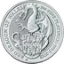 2018 1oz Red Dragon of Wales Platinum Coin Queen's Beasts