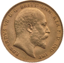 1907 Gold Sovereign Coin Edward VII
