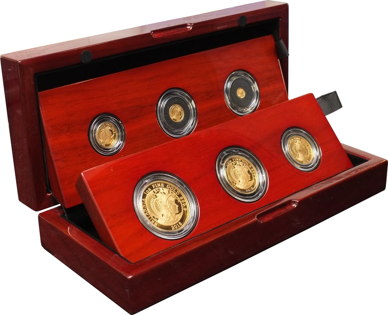 2018 Proof Gold Britannia 6 Coin Set Boxed