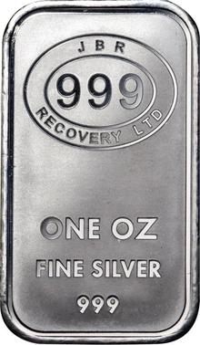 1oz Silver Bar JBR Minted