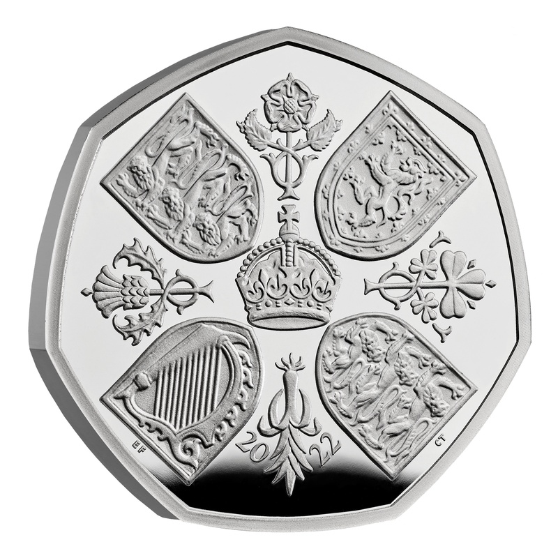 2022 Proof 50p Silver Coin Her Majesty Queen Elizabeth II Memorial Boxed