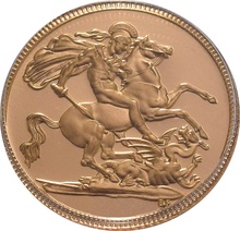 Proof Gold Sovereign Elizabeth II - Third Head