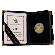 2011 Proof 1/4oz American Eagle Gold Coin Boxed