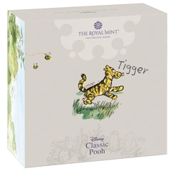 2021 Proof 50p Silver Coin Tigger Boxed