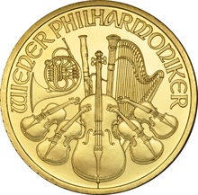 1999 Austrian Gold Philharmonic Coin 1oz