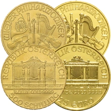 1/4oz Austrian Gold Philharmonic Coin Best Value