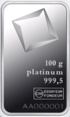 100g Platinum Bars