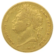 1824 Gold Sovereign