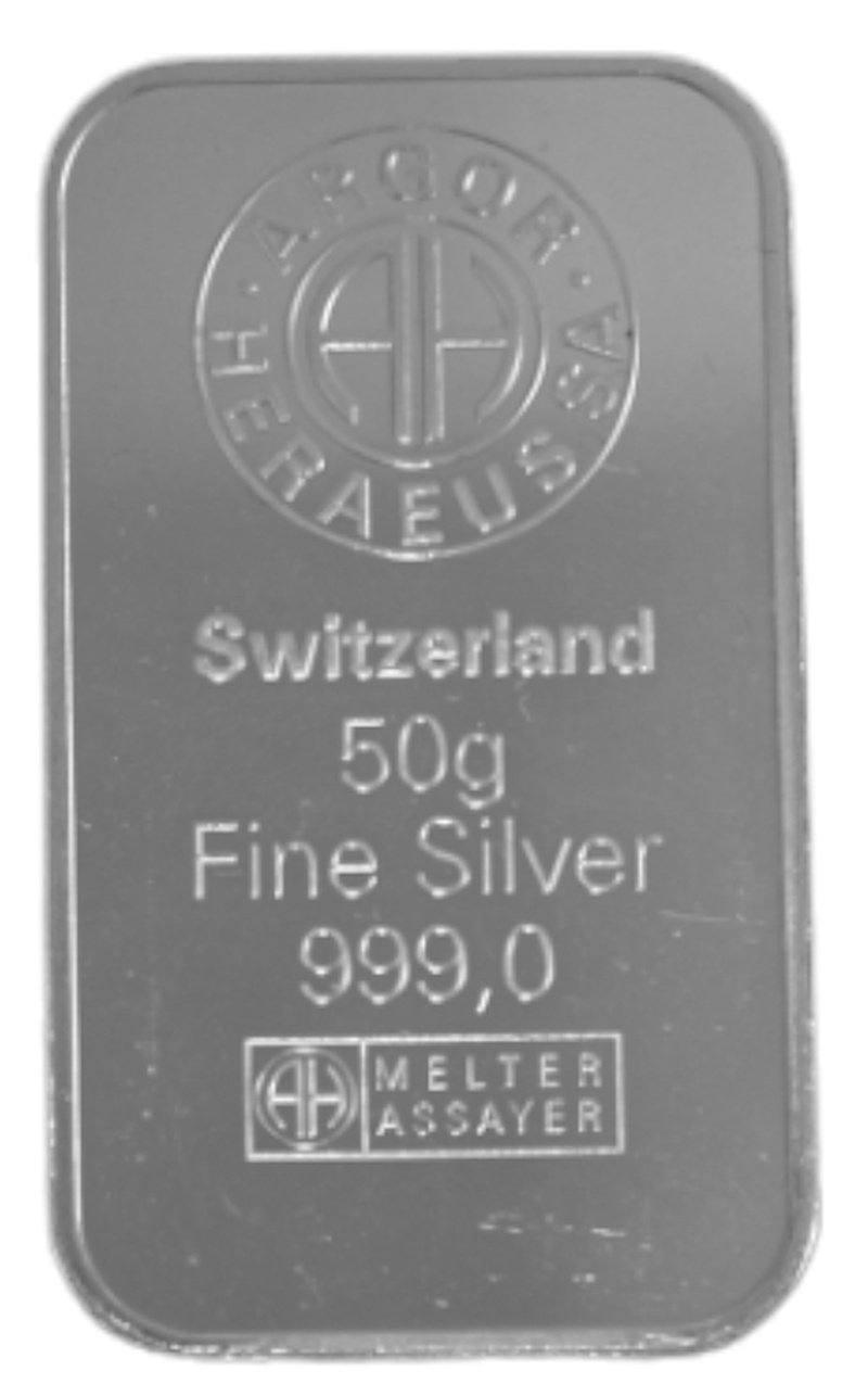 Second Hand 50g Silver Bar