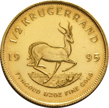 1995 1/2oz Krugerrand Gold Coin