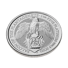2020 1oz Falcon of the Plantagenets Platinum Coin Queen's Beasts