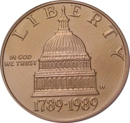 1989 Bicentennial of the Congress - American Gold Commemorative $5