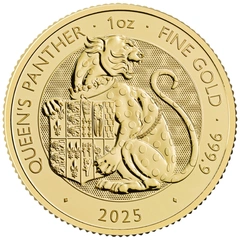 2025 Queen's Panther - Tudor Beasts 1oz Gold Coin