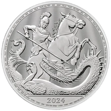 2024 George & the Dragon 1kg Silver Coin