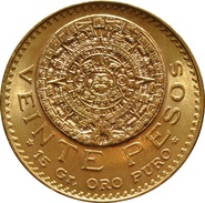 Mexican 20 Veinte Pesos