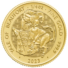 2023 Yale of Beaufort Gold Coin Tudor Beasts 1/4oz