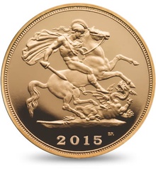 2015 Proof Gold Sovereign 3 Coin Premium Set Fifth Portrait Boxed