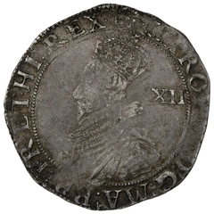 1631-1632 Silver Shilling Coin Charles I Rose