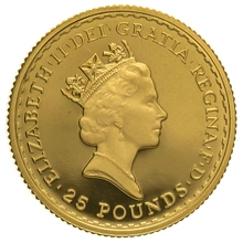 1993 Proof 1/4oz Gold Britannia Coin