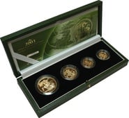2003 Proof Gold Sovereign 4 Coin Set Boxed