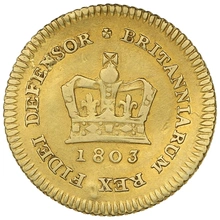 1803 1/3 Guinea Gold Coin George III Good Fine
