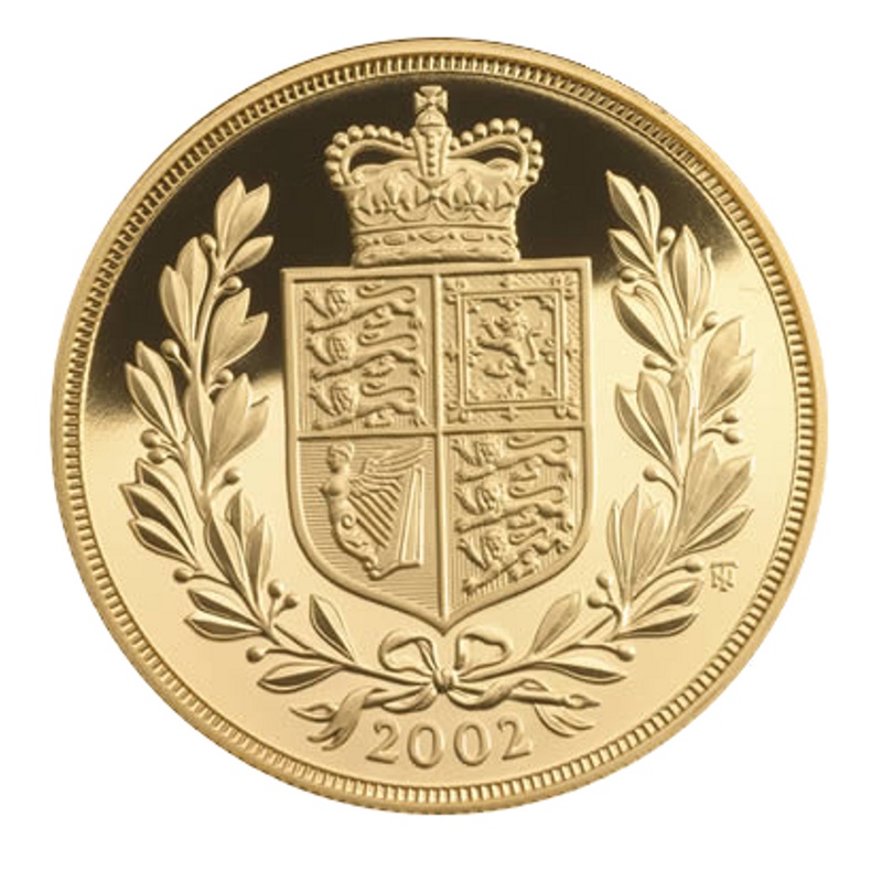 Gold Half Sovereign 2002 Golden Jubilee Elizabeth II Fourth Head