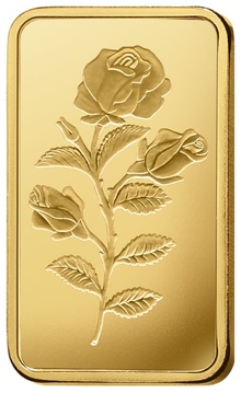 5g Gold Bar Rosa Minted PAMP