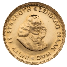 1971 R1 Gold Coin 1 Rand South Africa