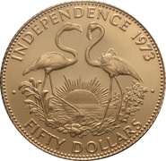 Bahamas 1973 Independence 50 dollar