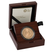 2017 Proof Gold £5 Coin Quintuple Sovereign House of Windsor Centenary Boxed