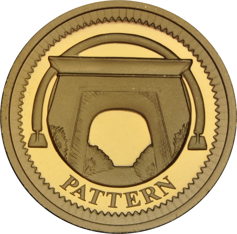 £1 One Pound Proof Gold Coin - Pattern Bridges -2003 Egyptian Arch