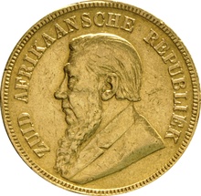 1893 1 Pond Gold Coin South Africa