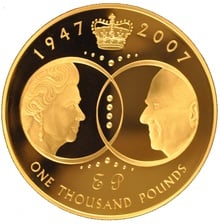2007 Diamond Wedding Anniversary, One Kilo Gold Proof Coin Boxed