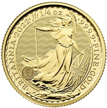 2022 1/4oz Gold Britannia Coin