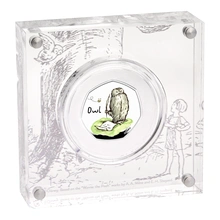 2021 Proof 50p Silver Coin Owl Boxed