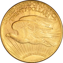 1910 $20 Gold Coin Double Eagle St Gaudens Head Denver