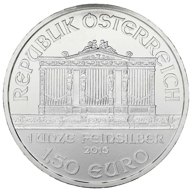 2015 Austrian Philharmonic Silver Coin 1oz