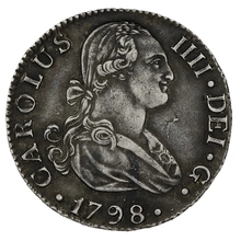1798 Carolus IV Silver 2 Reales