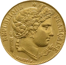 French 20 Francs Gold Coin Ceres Gift Boxed