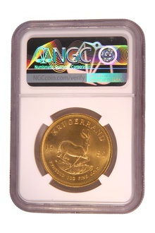 1982 Krugerrand Gold Coin 1oz NGC MS65