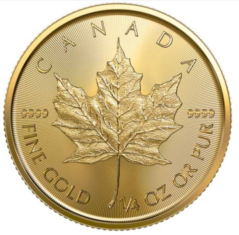 2023 1/4oz Canadian Maple Leaf Gold Coin