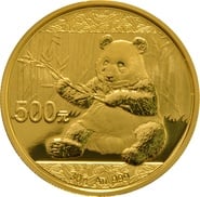 2017 30g Chinese Panda Gold Coin
