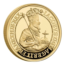 2022 Proof 1oz King James I Gold Coin Boxed
