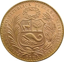 Peruvian 100 Soles Liberty Seated