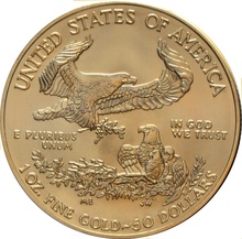 2016 American Eagle Gold Coin 1oz PCGS MS69