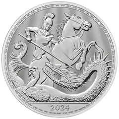2024 George & the Dragon 1kg Silver Coin